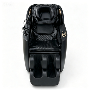 3D Zero Gravity <b>Full</b> <b>Body</b> Shiatsu <b>Massage</b> Chair with Air Pressure Neck & Waist <b>Massage</b> Leather Luxury Recliner with bluetooth - Product Image 2