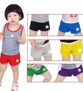 Shorts de course pour enfants et adolescents en coton été 2015 - Product Image 3