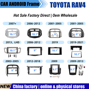 Cadre universel pour autoradio DVD pour TOYOTA COROLLA YARIS RAV4, kit de montage pour tableau de bord, navigation GPS, cadre d'autoradio - Product Image 6
