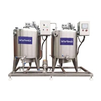 Pasteurisateur semi-automatique commercial haute productivité pour yaourt, lait et fromage avec pompe – Nouveau