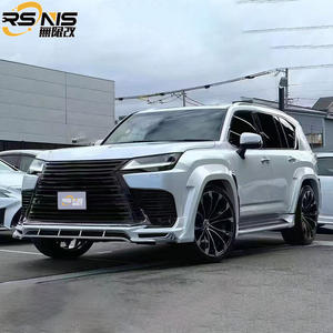 Kit de Carrocería Ancha LX para <span class=keywords><strong>Lexus</strong></span> LX600 LX700, Labio Delantero Mejorado, Faldones Laterales, Cejas de Rueda, Difusor Trasero, Fibra de Vidrio, Estilo WLAD - Product Image 3