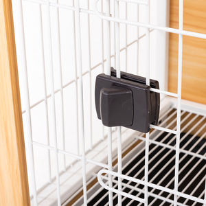 Jaula de madera duradera para mascotas YZ, perrera para perros, gatos, muebles elegantes para mascotas con bandeja incluida - Product Image 3