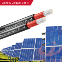 JINGWEI Photovoltaik-Kabel Solarkabel 4mm2 6mm2 DC PV-Leitung Verzinntes Kupfer XLPO-Isoliert für Solarenergiesysteme