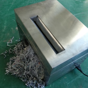 Giá Rẻ Giá 2021 sản phẩm mới dễ dàng hoạt động Crinkle giấy Shredder Máy giỏ Zig Crinkle cắt giấy shred Máy cắt trang bị - Product Image 3