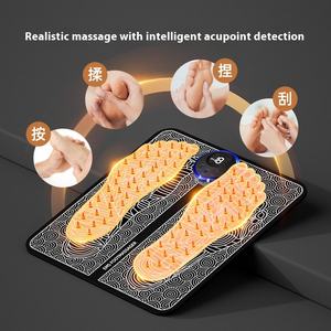 EMS Micro-Elétrica Inteligente <span class=keywords><strong>Foot</strong></span> Pad Sole Facial Massageador Acupoint Fisioterapia <span class=keywords><strong>Leg</strong></span> <span class=keywords><strong>Massager</strong></span> Machine - Product Image 3