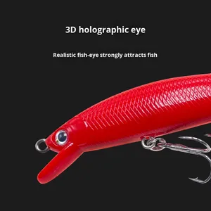 Ingrosso pesciolini galleggianti da 8.5cm/7.2g nuova <span class=keywords><strong>esca</strong></span> artificiale con <span class=keywords><strong>esca</strong></span> <span class=keywords><strong>finta</strong></span> e <span class=keywords><strong>finta</strong></span> a lunga fusione per pesci d'acqua salata spigola - Product Image 3