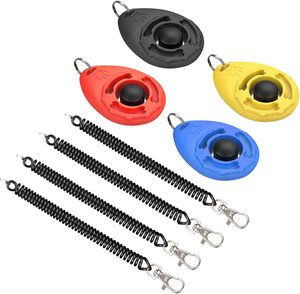 Manufacturer Customized Logo Pet Training Dog Agility <b>Trainer</b> Clicker Automatic Wrist Strap Ring Plastic IP67 <b>Waterproof</b> Press - Product Image 3