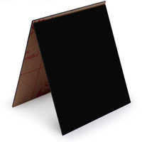 Plaques en plastique acrylique noir brillant ou mat, panneaux en PMMA Perspex opaque noir, feuilles miroir en acrylique noir
