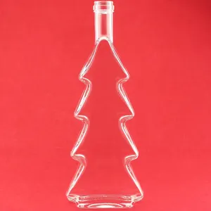 ユニークな奇妙なクリスマスツリーの形をした酒瓶松の形をした飲料ヒノキウォッカ700mlボトルアメリカ