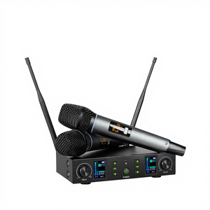Vastline DX11 Professional Studio <b>Microphone</b> UHF IR Automatic Frequency Matching High Fidelity 80 Meters <b>Wireless</b> System - Product Image 3