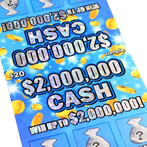 Scratch Lottery Win Cash Prize Customization Scratch <b>Pattern</b> Coating Classic Designs - Product Image 4