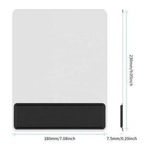 Promoción antideslizante Metal aluminio espuma soporte de mano reposamuñecas alfombrilla de ratón - Product Image 5