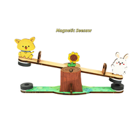 Kit STEM à bascule magnétique DIY, jouet éducatif scientifique sur le magnétisme pour enfants de 5 à 7 ans, cadeau de rentrée scolaire, cadeau d'anniversaire