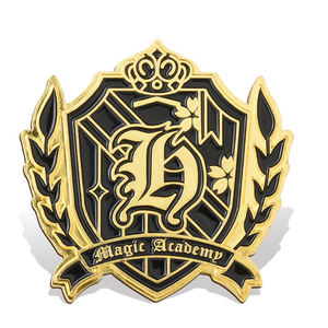 Pin kerah lencana kuningan logam besi hadiah promosi Logo kustom pabrik - Product Image 1