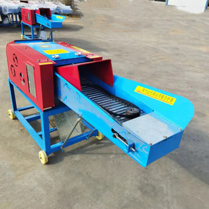 Chaff Cutter Straw Crusher 2 <b>Rollers</b> 6 <b>Blades</b> Electric Single Phase Feed Processing Machine For Cattle Sheep - Product Image 3