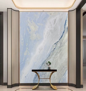 Luxury Brazilian <strong>Blue</strong> <strong>Marble</strong> Slab Polished Celeste Stone for Modern Kitchen for <strong>Countertop</strong> Island Table Wall in Indoor Use - Product Image 3
