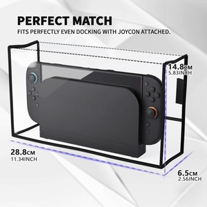 Clear Dustproof Cover for Nintendo <b>Switch</b> 2- Protective Transparent Nylon Sleeve for Console Ports - Product Image 3