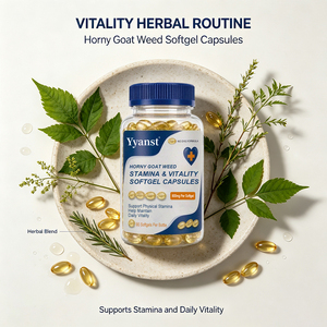 Cápsulas de Gel Suave de Hierba de Cabra en Celo para Energía y Vitalidad, Suplemento Herbal Natural para Mantener un Estilo de Vida Activo, Marca Privada OEM - Product Image 4