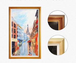 Gỗ khung 21.5 "22" inch nghệ thuật kỹ thuật số nft hiển thị khung ảnh wifi 4 gam Mạng Android LCD hiển thị cho quảng cáo triển lãm - Product Image 2