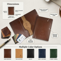 Portefeuilles de cartes de crédit et de cartes d'identité en cuir véritable de qualité supérieure, personnalisés et luxueux, pour l'emballage