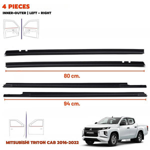 4 pz modanatura per mitMitsubishi <span class=keywords><strong>L200</strong></span> 2006 2014 vetro per finestrino auto nastro nastro nastro per cintura per mitMitsubishi <span class=keywords><strong>L200</strong></span> modello - Product Image 3