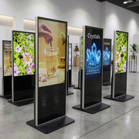 Factory Price 4K 32 43 49 55 65 Inch Floor Stand Digital Signage Lcd Display Touch Screens Indoor Signage