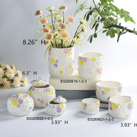 Pot à œufs en céramique, figurines de Pâques, design européen, motif mignon, multi-pièces, rangement de cuisine, décoration de la maison, accessoires de table