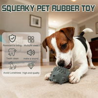 Jouets à mâcher pour chien en forme de hérisson, jouets pour chiots, jouets qui couinent