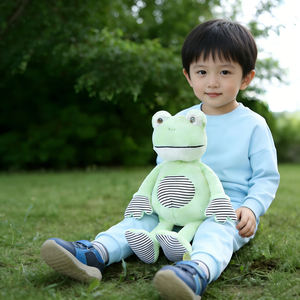 ตุ๊กตา<span class=keywords><strong>กบ</strong></span>ยิ้มน่ารัก ลายทาง ดีไซน์ไม่ซ้ำใคร ราคาโรงงาน MOQ ต่ำ 50 ชิ้น - Product Image 6