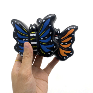 ลูกบอลบีบคลายเครียดรูป<span class=keywords><strong>ผีเสื้อ</strong></span>หลากสี ทำจากโฟม PU ฟองน้ำ ยืดหยุ่นเร็ว ของเล่นเด็ก ของขวัญ ของแจก ของพรีเมี่ยม รับทำโลโก้ตามสั่ง - Product Image 1