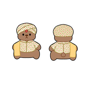 Colección de Osos de Peluche Personalizados Multiculturales y Distintivos, Hechos a Mano con Algodón PP, Tamaños Personalizados, Bolsa OPP, Egipcios, Alemanes - Product Image 4