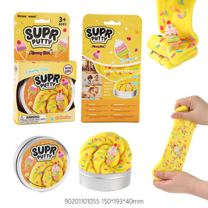 Custom logo 100g Thinking Supr Putty Ice Cream Bliss Scented Endless Fun Putty Great <b>Slime</b> Fidget Therapy Toy pink Putty - Product Image 6