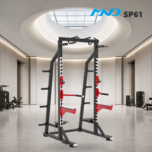 Machine de musculation MND Fitness Half Rack à très grande capacité, très demandée, pour la chaîne de gymnases, qualité professionnelle - Product Image 1