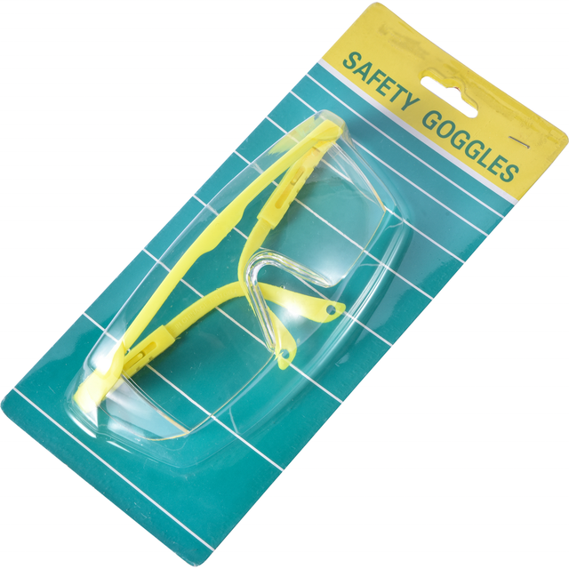 Wholesale Eyeprotect Chemical Splash Impact Eye Protective Safety Glasses with Clear Polycarbonate Lens Individual Pack