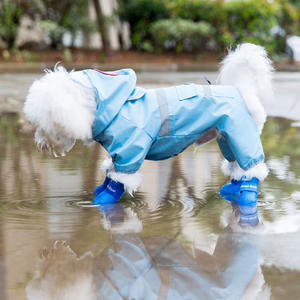 Bottes de pluie antidérapantes imperméables en silicone pour chien de compagnie chaussures de pluie antidérapantes pour <span class=keywords><strong>chat</strong></span> en plein air vêtements confortables et protecteurs pour animaux de compagnie - Product Image 5