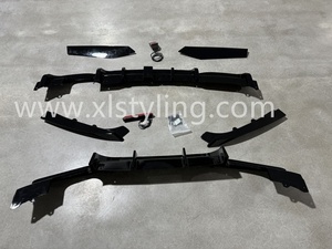 Xlstyling Chất Lượng Cao Cạnh Tranh Phong Cách F30 Rear Khuếch Tán Wth LED Rear Canards Đối Với BMW F30 Bodykit 3 Series F30 Rear Bumper - Product Image 4