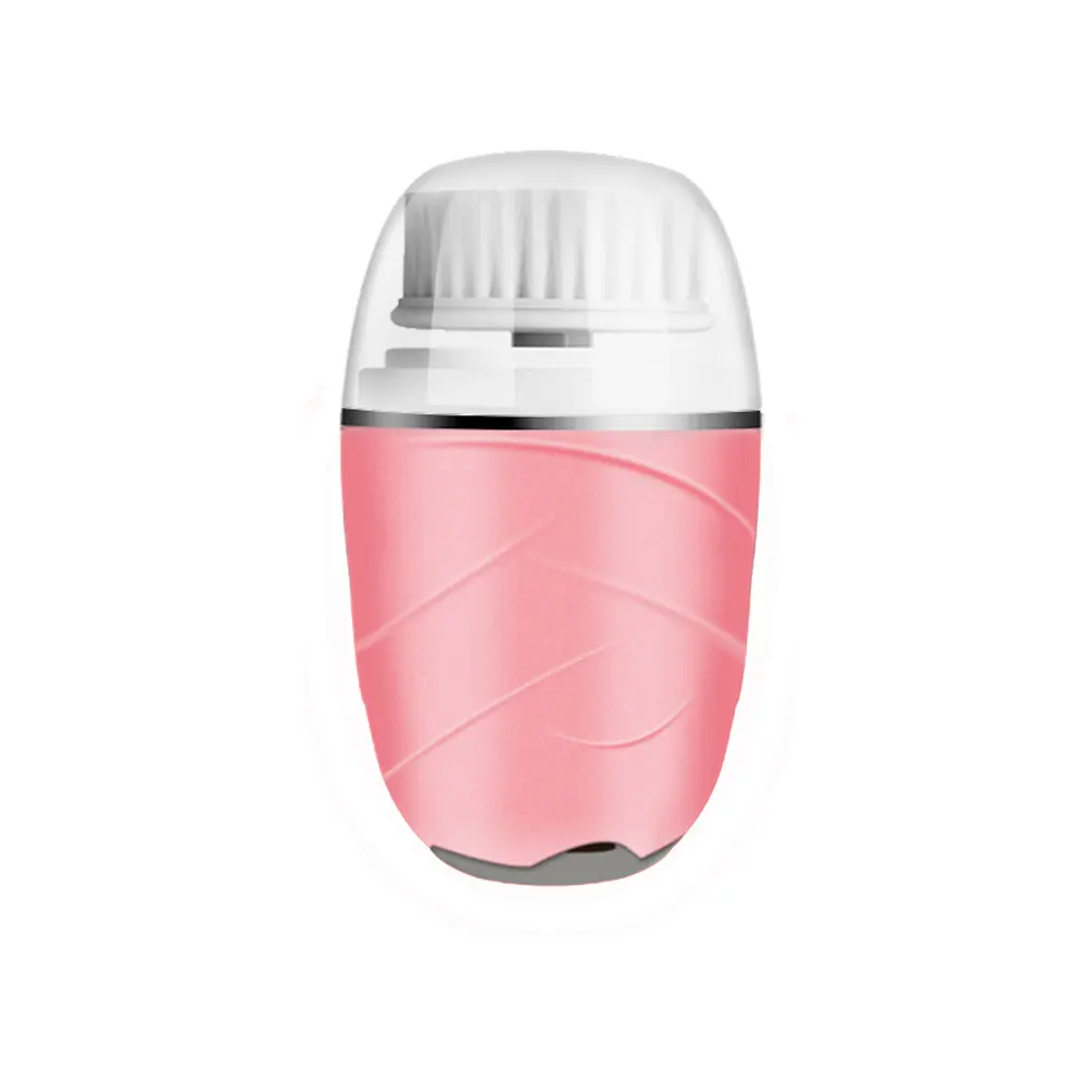 Mini portable waterproof sonic electric silicone cleaner 3 in 1 face cleansing brush face brush