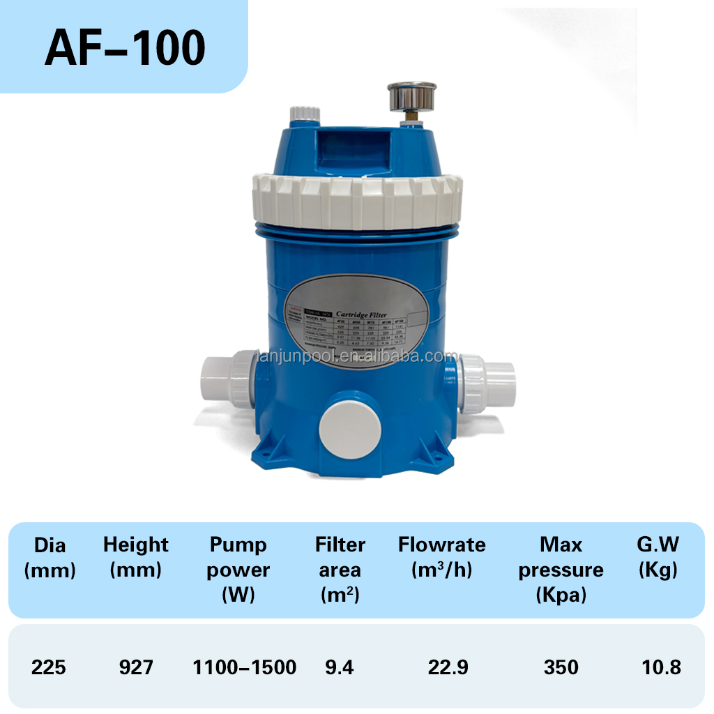 AF100 bleu (débit 22,9 m³/h)