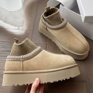 Botas de Nieve de Alta Calidad para Mujer, Diseño de Marca, Altura al Tobillo, Nuevos Estilos, Venta Directa de Fábrica, Cálidas Uggs para Invierno - Product Image 4