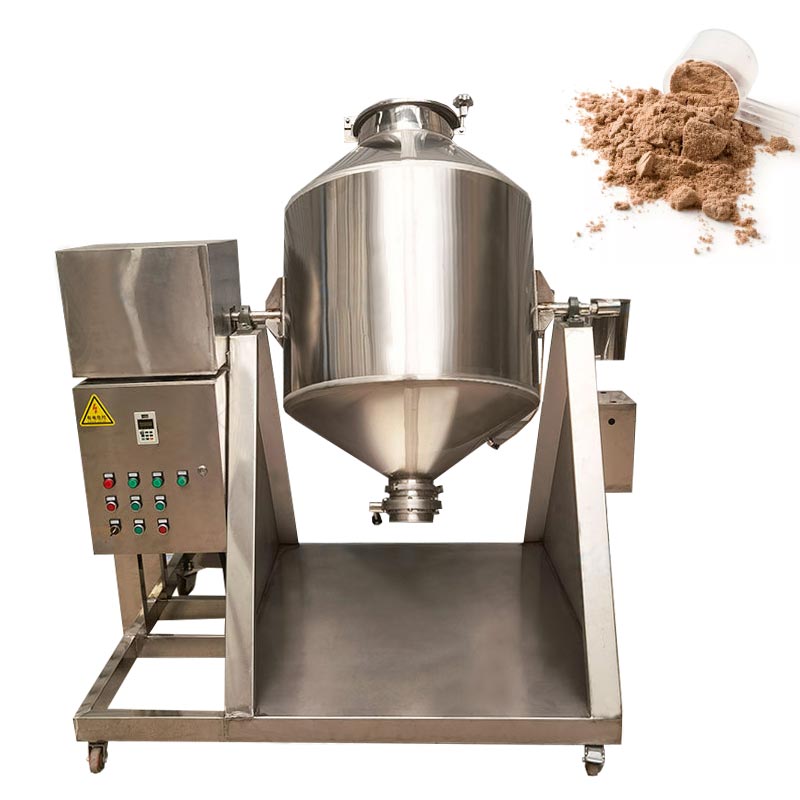 Блендер для протеина, 200 кг, химическое оборудование, машина для смешивания чайных листьев, пищевая промышленность, 3d барабанный миксер