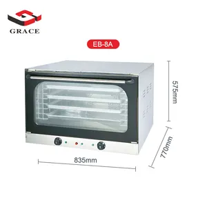 更便宜的面包烤炉90L 4烘焙托盘商用电动对流烤炉