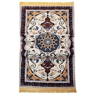 Tapete Extra Grosso de 8cm para Sala de Estar, Tapete de Veludo Impresso para Oração, Espuma de Memória com Base para Oração Muçulmana - Product Image 3