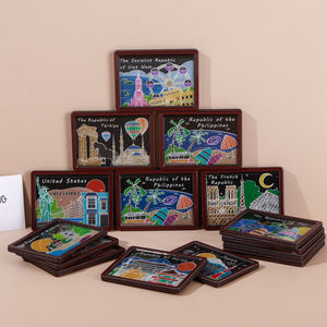 Imanes de <span class=keywords><strong>nevera</strong></span> de madera en estilo <span class=keywords><strong>pizarra</strong></span> Imanes de <span class=keywords><strong>nevera</strong></span> 3D Recuerdo Personalizado Ecológico Goma de Pvc suave - Product Image 2