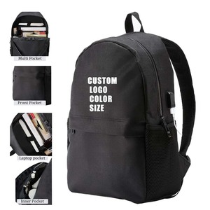 Mochila Personalizada con Logotipo para Mujer de Negocios, Mochila de Viaje para Estudiantes, Mochila Impermeable de Poliéster con USB, Diseño de Mochila Escolar para Portátil - Product Image 1