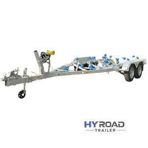 <span class=keywords><strong>Remorque</strong></span> de <span class=keywords><strong>bateau</strong></span> HY Road galvanisée à chaud de haute qualité, capacité de charge : 3320 kg, adaptée aux bateaux de 8,5 à 9,6 m - Product Image 1