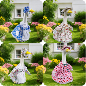 Trajes <span class=keywords><strong>de</strong></span> Lujo para Gansos <span class=keywords><strong>de</strong></span> Porche, Vestido <span class=keywords><strong>de</strong></span> <span class=keywords><strong>Pascua</strong></span>, Ropa para Gansos para Todas las Estaciones, Se Ajusta a Gansos <span class=keywords><strong>de</strong></span> 23 Pulgadas para Decoración <span class=keywords><strong>de</strong></span> Jardín y Césped al Aire Libre - Product Image 3