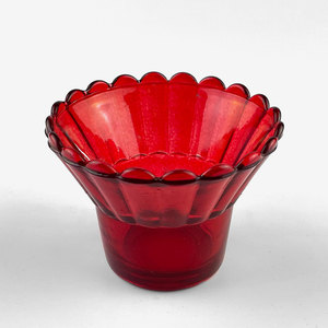 Forniture all'Ingrosso HT: <span class=keywords><strong>Calice</strong></span> per Conservazione di Candele <span class=keywords><strong>e</strong></span> Olio da Chiesa, Bicchieri in Vetro Rosso Ortodosso con Petali, Portacandele - Product Image 2
