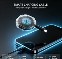 Konektor Tipe-C Modul Ekspansi Power Bank Kabel Data Peregangan Tunggal