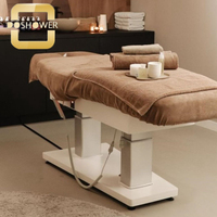 Traitements du visage et du corps Hotel Resort Lit de massage pour centre de cire de luxe Lit de spa Chaises longues d'oreiller avec berceau pour le visage Lit de spa