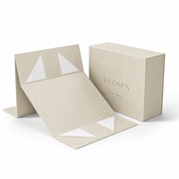Boîtes magnétiques rigides en carton recyclable, personnalisables en taille et logo, emballage de luxe pliable avec couvercle magnétique